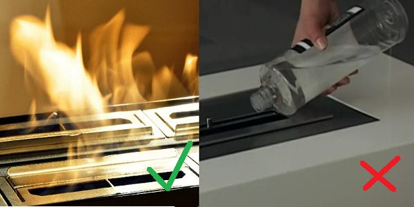 Заливайте в металлический контейнер только то количество, которое хотите сжечь за один раз. При контакте с воздухом излишки быстро испаряются вместе с потраченными средствами.