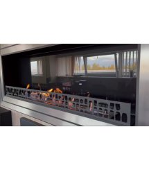 Решетка декоративная "Капли" для биокамина Standart 480 для встраивания в портал (ZeFire)