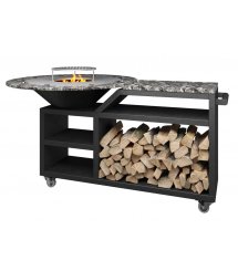 Угольный гриль стол Памир PRO 1200 (Elbrus Home)