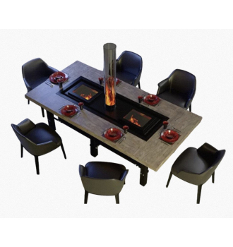 Гриль-стол угольный Джентльмены PRO 3200 (Elbrus Home)